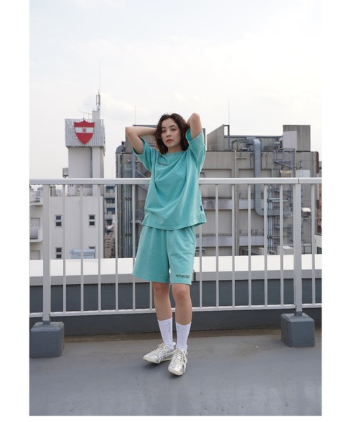 My sugar Babe（マイシュガーベイブ）の「Gradient set up（Tシャツ/カットソー・メンズ・ブラック/グリーン/ベージュ/ブルー系/オレンジ・LARGE/MEDIUM/SMALL）」の7枚目の写真