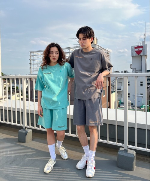 My sugar Babe（マイシュガーベイブ）の「Gradient set up（Tシャツ/カットソー・メンズ・ブラック/グリーン/ベージュ/ブルー系/オレンジ・LARGE/MEDIUM/SMALL）」の17枚目の写真