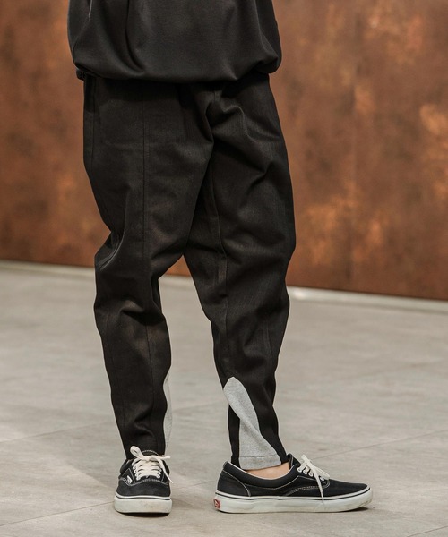 CAMBIO（カンビオ）の「mp14745-ツイル裾リブテーパードパンツ(HLCM0230)（その他パンツ・メンズ・ブラック/カーキ/ベージュ/ネイビー・S/M/L）」の7枚目の写真