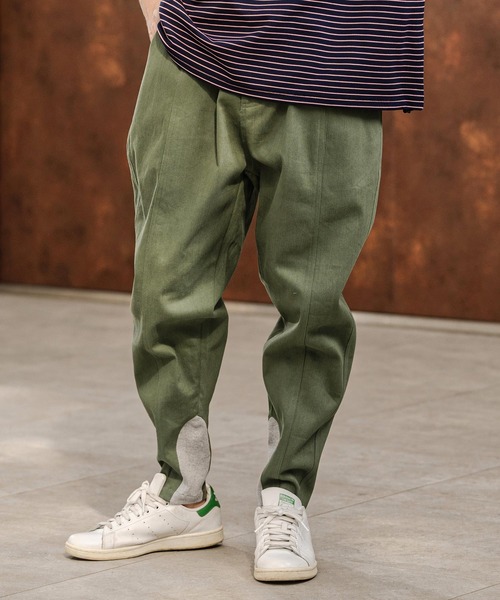 CAMBIO（カンビオ）の「mp14745-ツイル裾リブテーパードパンツ(HLCM0230)（その他パンツ・メンズ・ブラック/カーキ/ベージュ/ネイビー・S/M/L）」の10枚目の写真