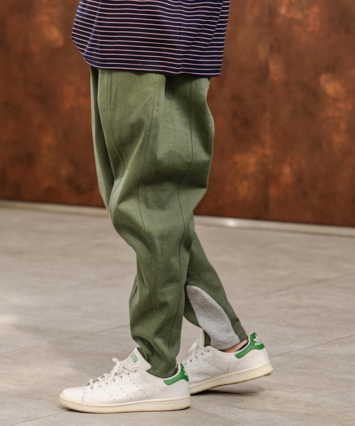 CAMBIO（カンビオ）の「mp14745-ツイル裾リブテーパードパンツ(HLCM0230)（その他パンツ・メンズ・ブラック/カーキ/ベージュ/ネイビー・S/M/L）」の11枚目の写真