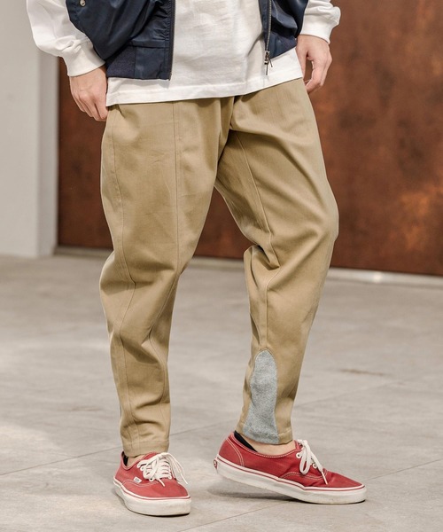 CAMBIO（カンビオ）の「mp14745-ツイル裾リブテーパードパンツ(HLCM0230)（その他パンツ・メンズ・ブラック/カーキ/ベージュ/ネイビー・S/M/L）」の15枚目の写真