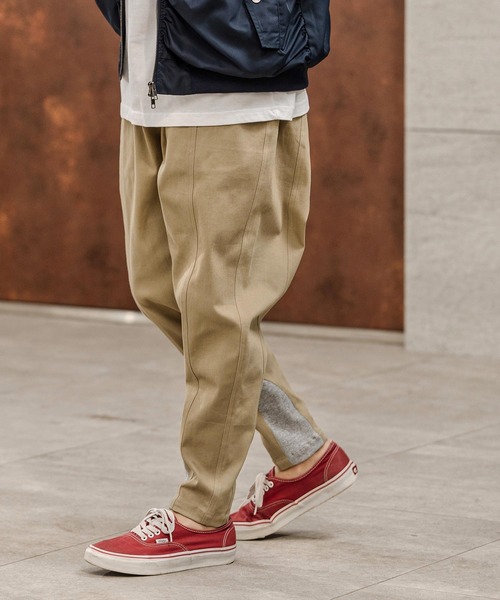 CAMBIO（カンビオ）の「mp14745-ツイル裾リブテーパードパンツ(HLCM0230)（その他パンツ・メンズ・ブラック/カーキ/ベージュ/ネイビー・S/M/L）」の16枚目の写真