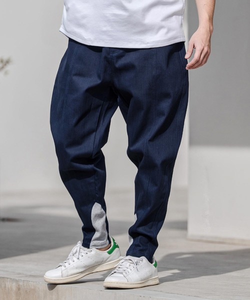 CAMBIO（カンビオ）の「mp14745-ツイル裾リブテーパードパンツ(HLCM0230)（その他パンツ・メンズ・ブラック/カーキ/ベージュ/ネイビー・S/M/L）」の21枚目の写真