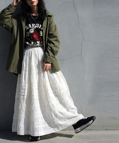 antiqua(アンティカ)の「長袖 綿100% アニマル柄 プリント ロンT(Tシャツ/カットソー・レディース・杢グレー/ブラック/カーキ/ネイビー/ホワイト・P/R)」の22枚目の写真