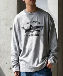 antiqua（アンティカ）の「長袖 綿100% アニマル柄 プリント ロンT（Tシャツ/カットソー）」
