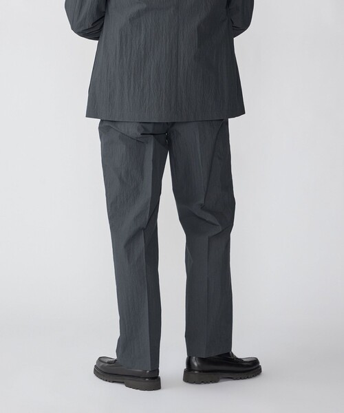 SHIPS（シップス）の「SHIPS:〈洗濯機可能〉CO+ ノープリーツ パンツ(セットアップ対応)（その他パンツ・メンズ・ダークグレー/グレー系その他/ブラック・SMALL/MEDIUM/LARGE）」の5枚目の写真