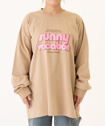 and D. petit main（アンドディープティマイン）の「【親子リンク】【DAD】蛍光カラーロゴ長袖Tシャツ（Tシャツ/カットソー）」