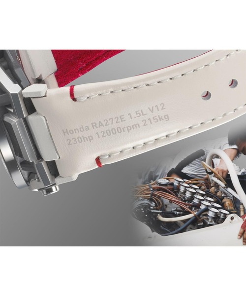 EDIFICE(CASIO)（エディフィス）の「Honda F1初優勝60周年記念 コラボレーションモデル / ECB-2300HR-1AJR（アナログ腕時計・メンズ・ブラック×ホワイト・FREE）」の10枚目の写真
