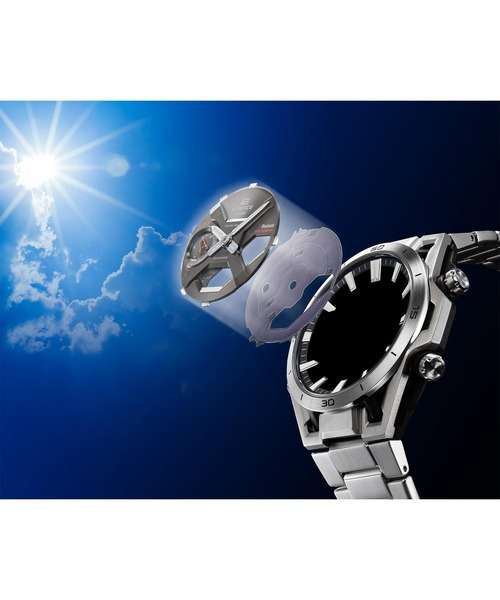 EDIFICE(CASIO)（エディフィス）の「Honda F1初優勝60周年記念 コラボレーションモデル / ECB-2300HR-1AJR（アナログ腕時計・メンズ・ブラック×ホワイト・FREE）」の13枚目の写真