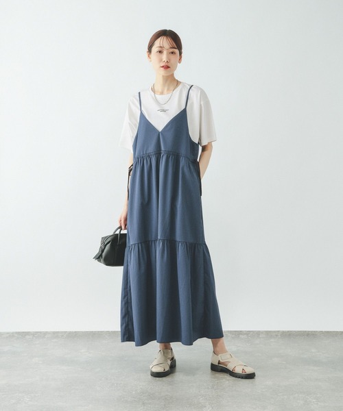 GLOBAL WORK（グローバルワーク）の「2WAYアソートチェックワンピ/636034（ワンピース・レディース・イエロー/スカイブルー/ダークブラウン・LARGE/MEDIUM）」の21枚目の写真