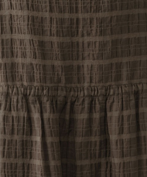 GLOBAL WORK（グローバルワーク）の「2WAYアソートチェックワンピ/636034（ワンピース・レディース・イエロー/スカイブルー/ダークブラウン・LARGE/MEDIUM）」の15枚目の写真