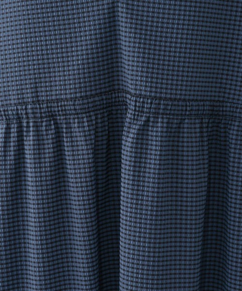 GLOBAL WORK（グローバルワーク）の「2WAYアソートチェックワンピ/636034（ワンピース・レディース・イエロー/スカイブルー/ダークブラウン・LARGE/MEDIUM）」の16枚目の写真