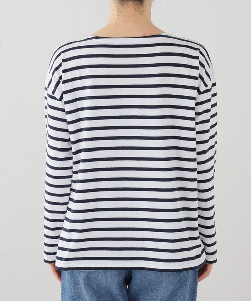 JOURNAL STANDARD LUXE(ジャーナルスタンダード ラックス)の「【M.B.L】L/SL DROP SHOULDER BASQUE SHIRT(Tシャツ/カットソー・レディース・ホワイト・2)」の10枚目の写真