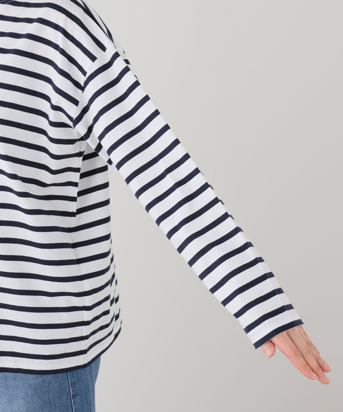 JOURNAL STANDARD LUXE(ジャーナルスタンダード ラックス)の「【M.B.L】L/SL DROP SHOULDER BASQUE SHIRT(Tシャツ/カットソー・レディース・ホワイト・2)」の11枚目の写真
