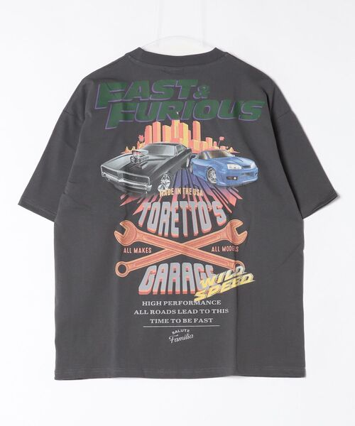 ALWAYS GOOD TIME（オルウェイズグッドタイム）の「【ＦＡＳＴ＆ＦＵＲＩＯＵＳ/ワイルドスピード】ＵＳＤ加工ヴィンテージプリント半袖Ｔシャツ/Movie Tee/ユニセックス（Tシャツ/カットソー・メンズ・ブラック系その他/アイボリー/ホワイト系その他/スミクロ・LL/L/M）」の8枚目の写真