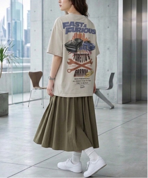 ALWAYS GOOD TIME（オルウェイズグッドタイム）の「【ＦＡＳＴ＆ＦＵＲＩＯＵＳ/ワイルドスピード】ＵＳＤ加工ヴィンテージプリント半袖Ｔシャツ/Movie Tee/ユニセックス（Tシャツ/カットソー・メンズ・ブラック系その他/アイボリー/ホワイト系その他/スミクロ・LL/L/M）」の22枚目の写真