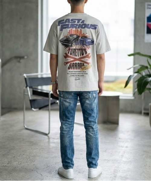 ALWAYS GOOD TIME（オルウェイズグッドタイム）の「【ＦＡＳＴ＆ＦＵＲＩＯＵＳ/ワイルドスピード】ＵＳＤ加工ヴィンテージプリント半袖Ｔシャツ/Movie Tee/ユニセックス（Tシャツ/カットソー・メンズ・ブラック系その他/アイボリー/ホワイト系その他/スミクロ・LL/L/M）」の16枚目の写真