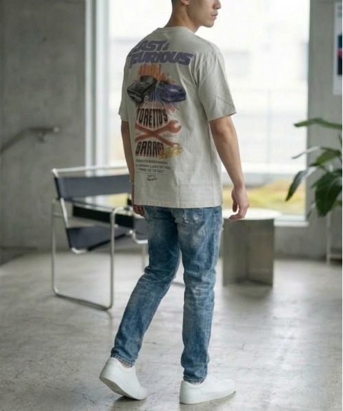 ALWAYS GOOD TIME（オルウェイズグッドタイム）の「【ＦＡＳＴ＆ＦＵＲＩＯＵＳ/ワイルドスピード】ＵＳＤ加工ヴィンテージプリント半袖Ｔシャツ/Movie Tee/ユニセックス（Tシャツ/カットソー・メンズ・ブラック系その他/アイボリー/ホワイト系その他/スミクロ・LL/L/M）」の18枚目の写真