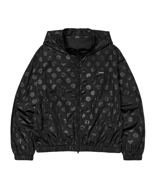 AMESWORLDWIDE(アメスワールドワイド)の「GLOSSY DOT WINDBREAKER BLACK(ナイロンジャケット・レディース・その他・FREE)」の8枚目の写真