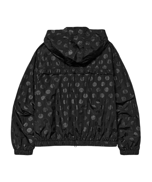 AMESWORLDWIDE(アメスワールドワイド)の「GLOSSY DOT WINDBREAKER BLACK(ナイロンジャケット・レディース・その他・FREE)」の9枚目の写真
