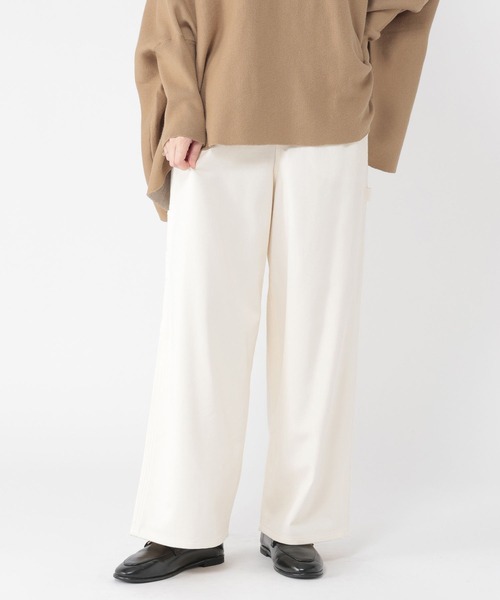 studio CLIP（スタディオクリップ）の「ルーズストレッチペインターパンツ[プチ・プラスサイズあり]（その他パンツ・レディース・インディゴブルー/ベージュ/オフホワイト・MEDIUM/LARGE/ﾌﾘｰ(L)/PF）」の12枚目の写真