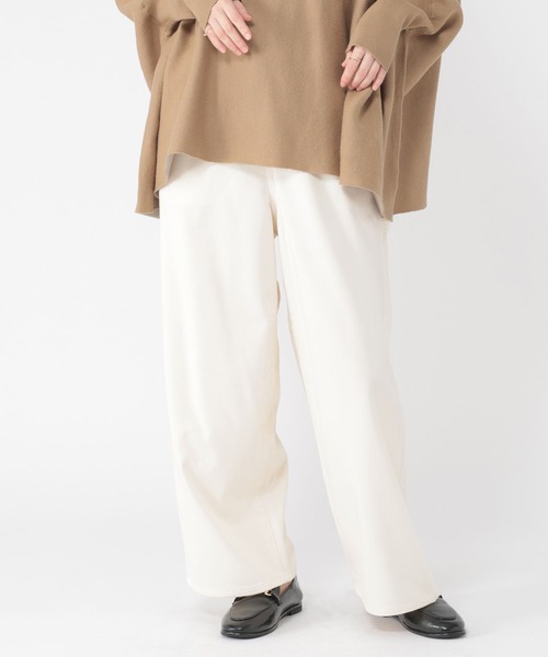 studio CLIP（スタディオクリップ）の「ルーズストレッチペインターパンツ[プチ・プラスサイズあり]（その他パンツ・レディース・インディゴブルー/ベージュ/オフホワイト・MEDIUM/LARGE/ﾌﾘｰ(L)/PF）」の13枚目の写真