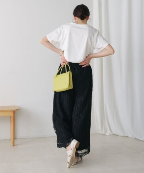 Bou Jeloud（ブージュルード）の「チュールプリーツフレアパンツ（その他パンツ・レディース・ブラック/アイボリー・MEDIUM）」の22枚目の写真