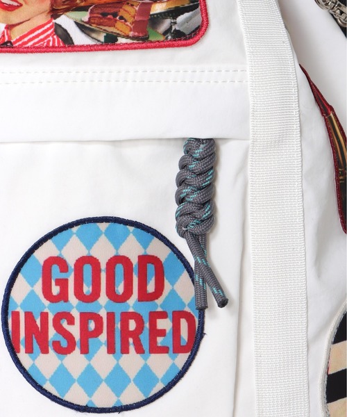 Cepica(セピカ)の「【Cepica×CONTROL FREAK】パッチナイロン3Wayスクエアトート(別注)(トートバッグ・レディース・オフホワイト/ネイビー・FREE)」の18枚目の写真