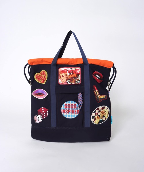 Cepica(セピカ)の「【Cepica×CONTROL FREAK】パッチナイロン3Wayスクエアトート(別注)(トートバッグ・レディース・オフホワイト/ネイビー・FREE)」の22枚目の写真