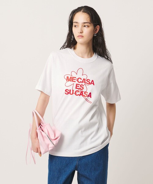 Personal Effect(パーソナルエフェクト)の「<Personal Effects>CASA Tシャツ(Tシャツ/カットソー・レディース・ホワイト・XS)」の1枚目の写真