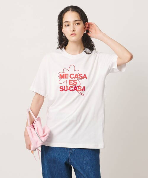 Personal Effect(パーソナルエフェクト)の「<Personal Effects>CASA Tシャツ(Tシャツ/カットソー・レディース・ホワイト・XS)」の2枚目の写真