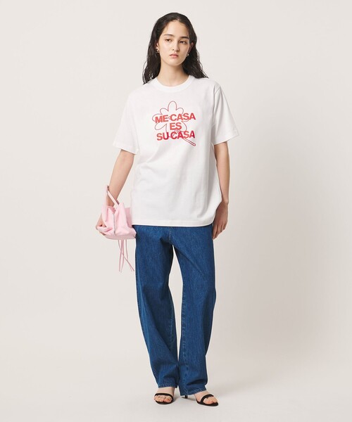 Personal Effect(パーソナルエフェクト)の「<Personal Effects>CASA Tシャツ(Tシャツ/カットソー・レディース・ホワイト・XS)」の3枚目の写真