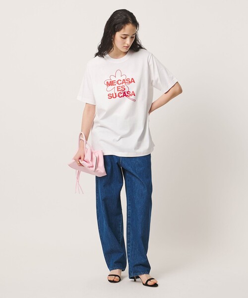 Personal Effect(パーソナルエフェクト)の「<Personal Effects>CASA Tシャツ(Tシャツ/カットソー・レディース・ホワイト・XS)」の4枚目の写真