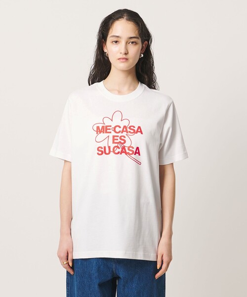 Personal Effect(パーソナルエフェクト)の「<Personal Effects>CASA Tシャツ(Tシャツ/カットソー・レディース・ホワイト・XS)」の5枚目の写真