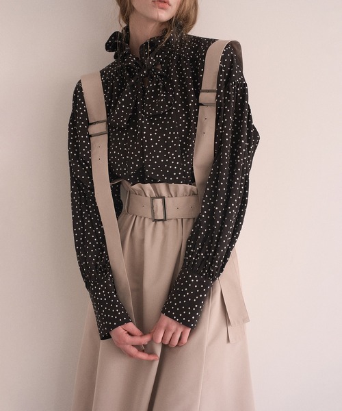 MIELI INVARIANT(ミエリインヴァリアント)の「Dot Frill Classical Blouse(シャツ/ブラウス・レディース・ホワイト系その他/ブラック系その他・FREE)」の17枚目の写真