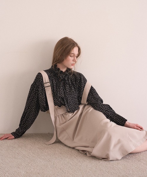 MIELI INVARIANT(ミエリインヴァリアント)の「Dot Frill Classical Blouse(シャツ/ブラウス・レディース・ホワイト系その他/ブラック系その他・FREE)」の18枚目の写真