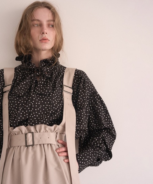 MIELI INVARIANT(ミエリインヴァリアント)の「Dot Frill Classical Blouse(シャツ/ブラウス・レディース・ホワイト系その他/ブラック系その他・FREE)」の16枚目の写真