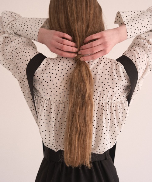 MIELI INVARIANT(ミエリインヴァリアント)の「Dot Frill Classical Blouse(シャツ/ブラウス・レディース・ホワイト系その他/ブラック系その他・FREE)」の20枚目の写真
