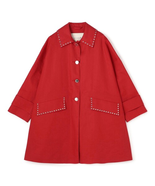 Mackintosh(マッキントッシュ)の「【別注】MACKINTOSH HUMBIE STUDS コート(ステンカラーコート・レディース・ライトベージュ/ブラック/ホワイト/グリーン/レッド・6)」の5枚目の写真