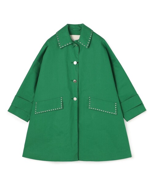 Mackintosh(マッキントッシュ)の「【別注】MACKINTOSH HUMBIE STUDS コート(ステンカラーコート・レディース・ライトベージュ/ブラック/ホワイト/グリーン/レッド・6)」の4枚目の写真
