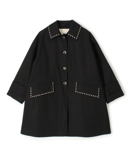 Mackintosh(マッキントッシュ)の「【別注】MACKINTOSH HUMBIE STUDS コート(ステンカラーコート・レディース・ライトベージュ/ブラック/ホワイト/グリーン/レッド・6)」の3枚目の写真