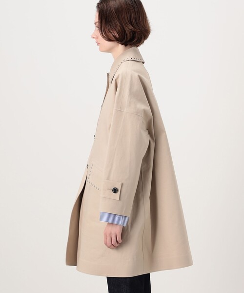 Mackintosh(マッキントッシュ)の「【別注】MACKINTOSH HUMBIE STUDS コート(ステンカラーコート・レディース・ライトベージュ/ブラック/ホワイト/グリーン/レッド・6)」の19枚目の写真