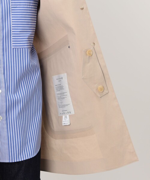 Mackintosh(マッキントッシュ)の「【別注】MACKINTOSH HUMBIE STUDS コート(ステンカラーコート・レディース・ライトベージュ/ブラック/ホワイト/グリーン/レッド・6)」の17枚目の写真