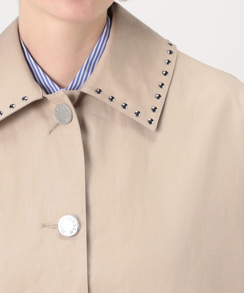 Mackintosh(マッキントッシュ)の「【別注】MACKINTOSH HUMBIE STUDS コート(ステンカラーコート・レディース・ライトベージュ/ブラック/ホワイト/グリーン/レッド・6)」の16枚目の写真