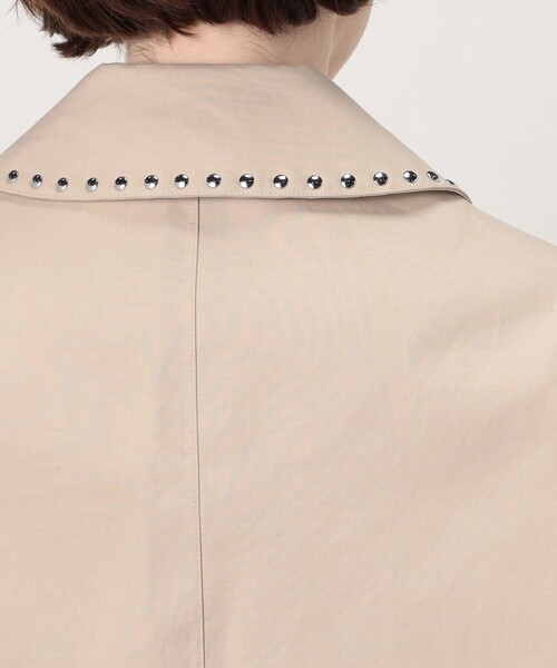 Mackintosh(マッキントッシュ)の「【別注】MACKINTOSH HUMBIE STUDS コート(ステンカラーコート・レディース・ライトベージュ/ブラック/ホワイト/グリーン/レッド・6)」の15枚目の写真