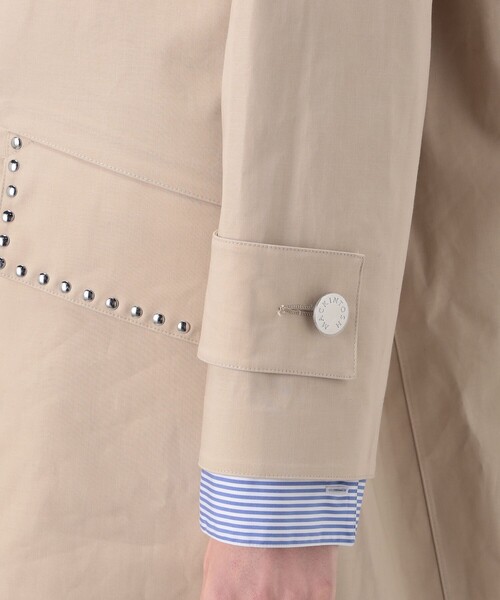 Mackintosh(マッキントッシュ)の「【別注】MACKINTOSH HUMBIE STUDS コート(ステンカラーコート・レディース・ライトベージュ/ブラック/ホワイト/グリーン/レッド・6)」の14枚目の写真