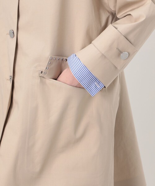 Mackintosh(マッキントッシュ)の「【別注】MACKINTOSH HUMBIE STUDS コート(ステンカラーコート・レディース・ライトベージュ/ブラック/ホワイト/グリーン/レッド・6)」の13枚目の写真