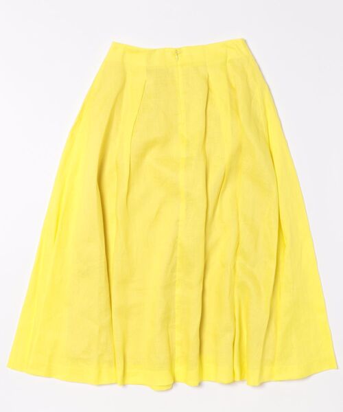 PICCIN（ピッチン）の「麻ドレープAラインスカート（スカート・レディース・ターコイズブルー/ピンク/イエロー・M）」の7枚目の写真