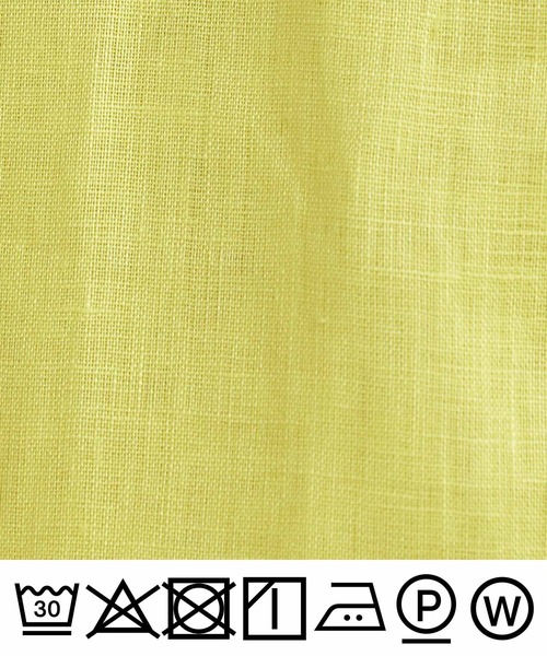 PICCIN（ピッチン）の「麻ドレープAラインスカート（スカート・レディース・ターコイズブルー/ピンク/イエロー・M）」の8枚目の写真